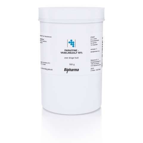 Bipharma Paraffine Vaselinezalf 50% 500 gr