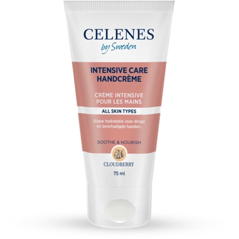 3x Celenes Bergbraam Intensieve Handcreme Alle Huidtypes Geurloos 75 ml
