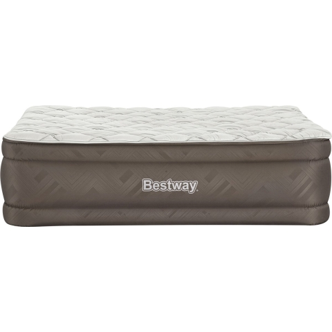 Bestway Tough-Guard Fortech Duvet Top - Luchtbed - Queensize 152 cm - Bruin/Crème