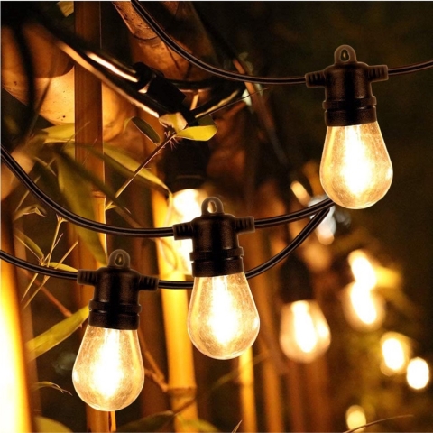 SHINE - LED Lichtsnoer buiten - 15 meter - Waterdicht - Solar met Afstandsbediening
