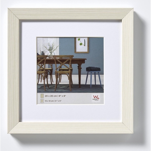 walther+ design EF330W Wissellijst Papierformaat: 30 x 30 cm Wit