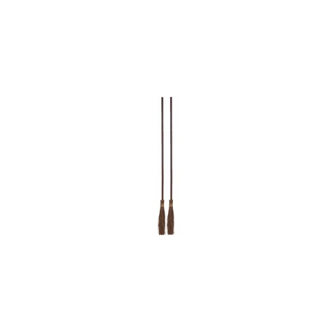 3x stuks heksen bezems 2-delig -