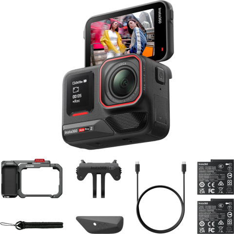 Insta360 Ace Pro 2 Battery Xplorer Bundle Actioncam Zwart