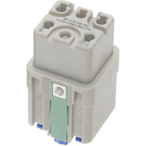 Harting 09120052733 Businzetstuk Han® Q 5 + PE Han-Quick Lock 1 stuk(s) Piece