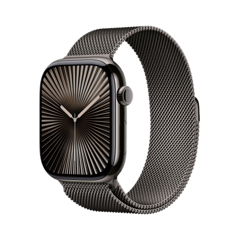 Apple Watch Series 10 GPs + Cellular 46mm Slate Milanese Loop M/l Smartwatch