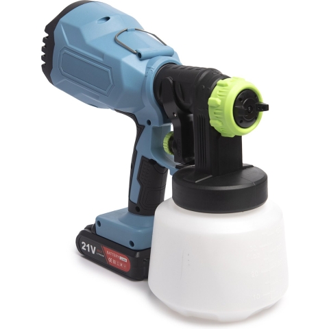 QLT Verfspuit op Accu - Verfpistool - Draadloos 20V 800ML - Blauw