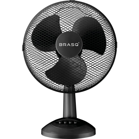 BRASQ Tafelventilator F400 - 30 cm - 3 snelheden - Zwart