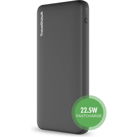 Travelhawk Powerbank 10000 mAh - 22.5W Fastcharge - Powerbanks - USB&2x USB-C Output
