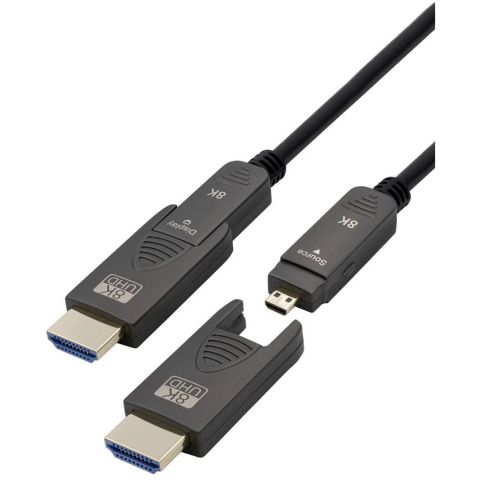 Maxtrack C504-15ML HDMI-kabel HDMI Aansluitkabel 15 m Zwart 8K UHD