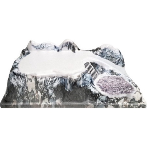 Basis kerstdorp full colour- mont blanc 42x25 cm - My village