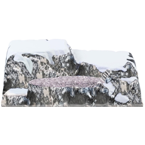 Basis kerstdorp full colour Trentino 50 x 38 cm - My village