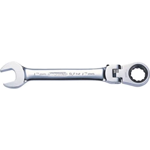 KS Tools 503.4810 503.4810 Steek-ringratelsleutel Sleutelbreedte (metrisch) 10 mm