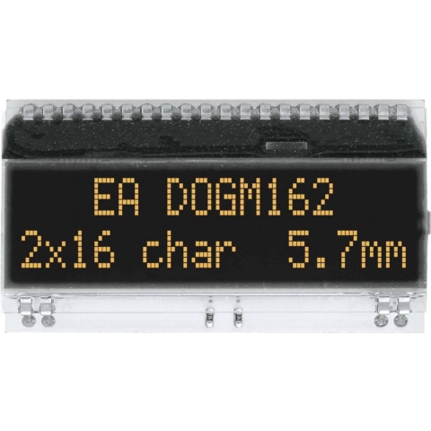 DISPLAY VISIONS 7-segments-display 5.57 mm 3.3 V, 5 V Aantal cijfers: 2 EADOGM162S-A