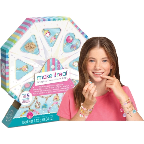 Make It Real Sweet Spin Carnaval Lipgloss Armbanden Set
