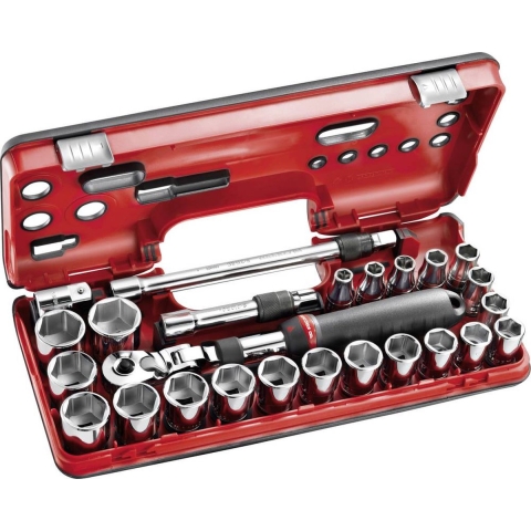 Facom SXL.DBOX3PB Dopsleutelset Metrisch 1/2 (12.5 mm) 25-delig