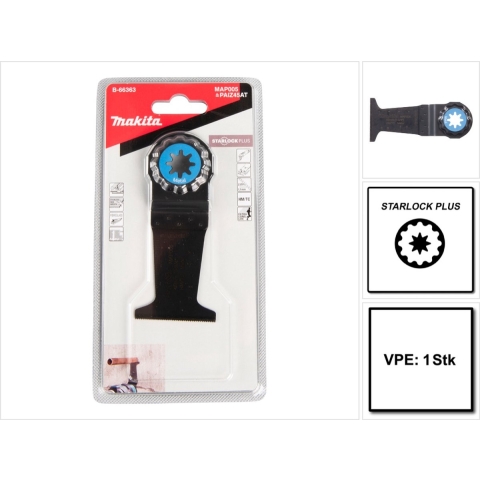 Makita B-66363 TC, Hardmetaal Invalzaagblad 45 mm 1 stuk(s)