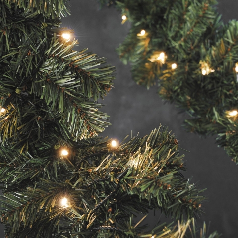 Konstsmide?Dennenslinger - 120 LED lampjes - extra warm wit - 600 cm - dennen guirlande -