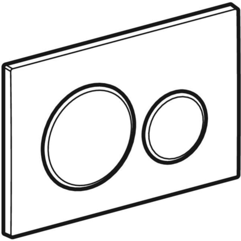 Geberit Sigma20 Bedieningspaneel Closet/Urinoir 115.882.Kk.1