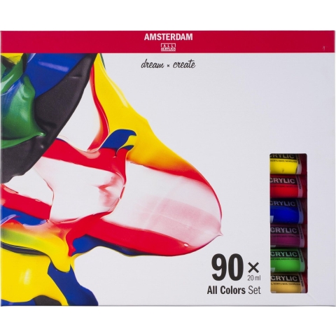 Amsterdam Standard Series acrylverf complete collectie set | 90 20 ml