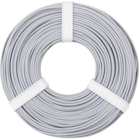 Donau Elektronik 125-059 Draad 1 x 0.25 mm² Grijs 50 m