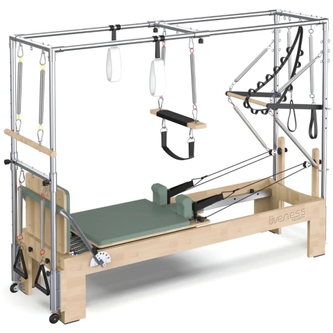 Toorx Professional Eikenhout Cadillac Reformer PTX 6000 Green Tea