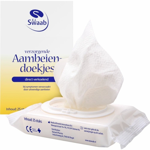 2x Dr. Swaab Verzorgende Aambeiendoekjes 25 stuks