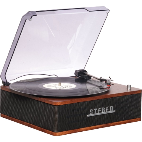 Denver VPB-262 Platenspeler Zwart, Hout