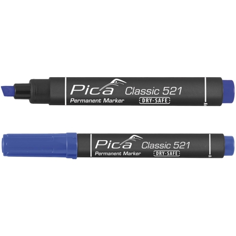 Pica Pica 521/41 Permanent Marker beitel blauw VE=10 - PI52141