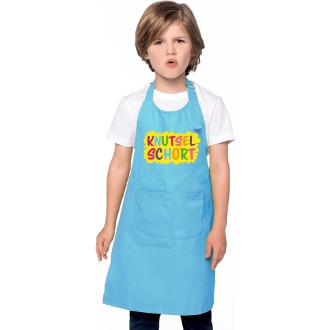 Knutselschort blauw kinderen -