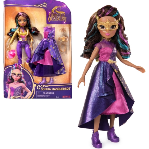 Unicorn Academy Pop Sophia Gemaskerd Bal 24 cm