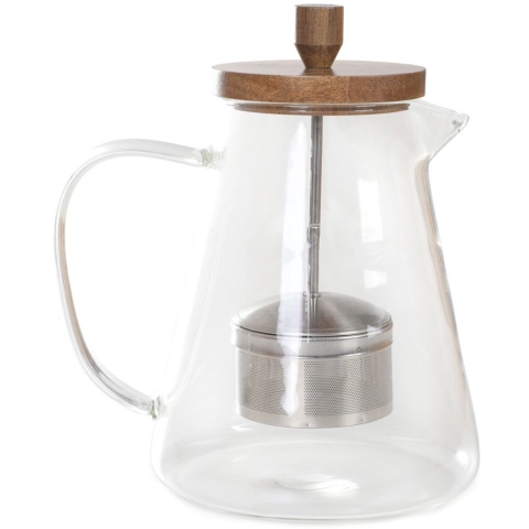 Kan met een infuser Homla OLIVIA GREEN, 1,3 l