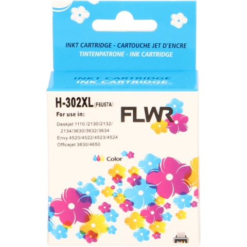 Huismerk cartridge, alternatief 302XL kleur