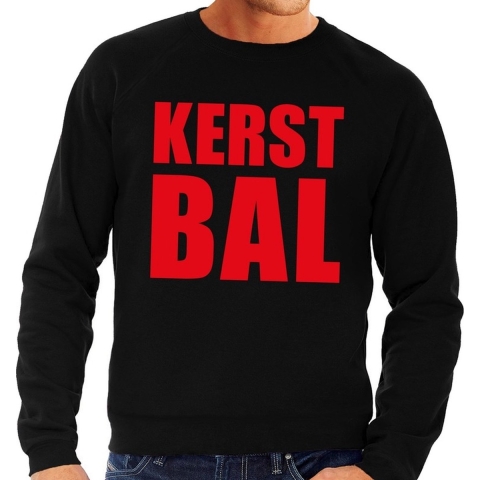 Foute kersttrui Kerst Bal zwart voor heren M (50) -