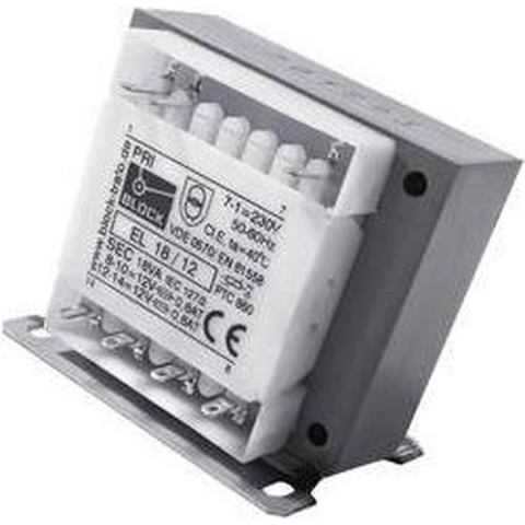 BLOCK EL 7,5/12 Stuurtransformator, Scheidingstransformator, Veiligheidstransformator 1 x 230 V/AC 2 x 12 V/AC 7.50 VA 312 mA