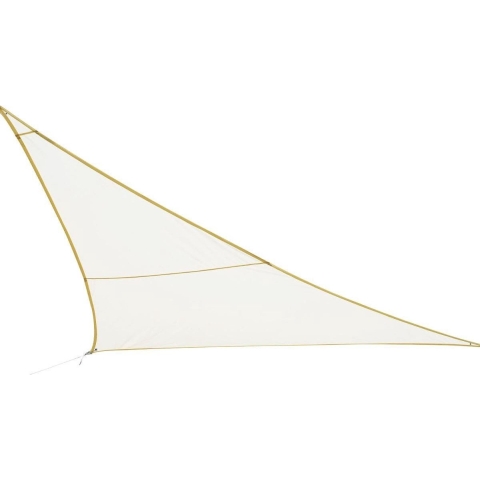 Hesperide Schaduwdoek Curacao - driehoekig - wit - 4x4m -