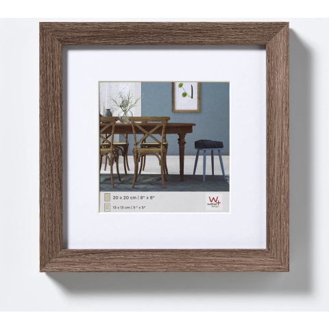 walther+ design EF330N Wissellijst Papierformaat: 30 x 30 cm Noten