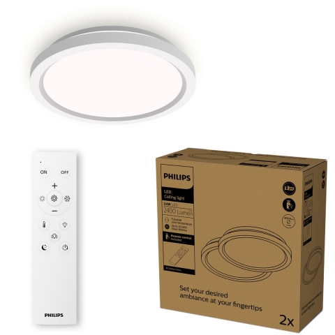 Philips 8721103057587 Plafondlamp, LED-plafondlamp Wit