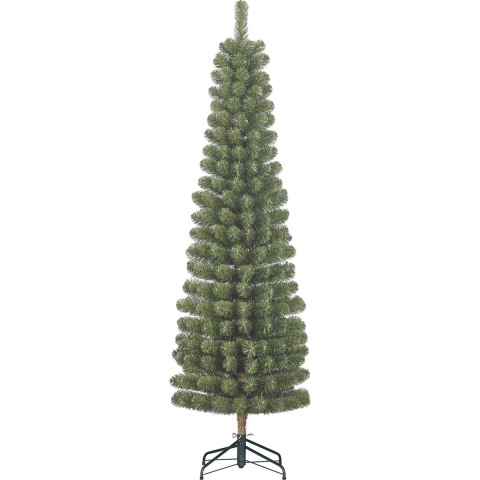 Kunstkerstboom Charlton pilar groen H185 x dia. 53 cm - Black box