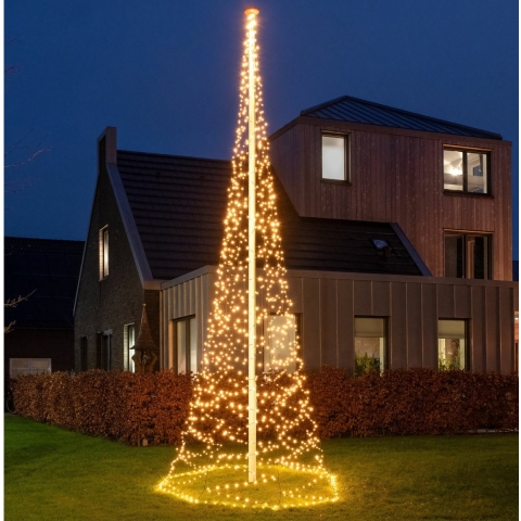 Vlaggenmastverlichting 1240l d200h6m classic warm - Annas collection