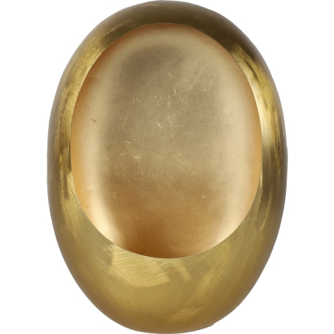 Theelichthouder Eggy goud XL - Decostar