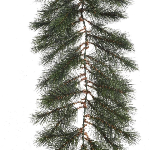 Norway guirlande slinger frosted 270 cm groen/wit - Everlands