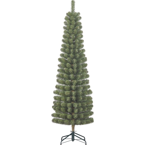 Kunstkerstboom Charlton pilar groen H230 x dia. 58 cm - Black box