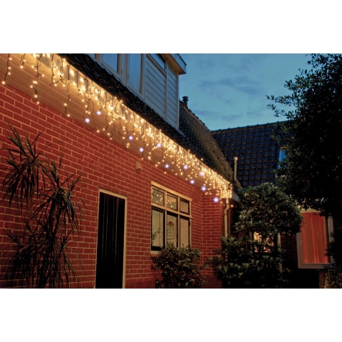 Connect De Luxe Icicle 200Led Flash Warm Whtie 500X70 cm - Annas collection