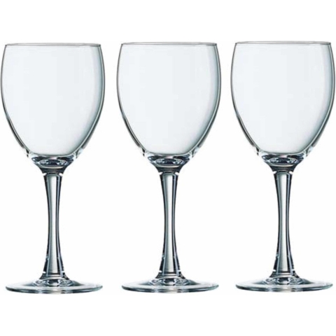 Arcoroc Wijnglazen - 6x stuks - glas - 190 ml - witte/rode wijn -