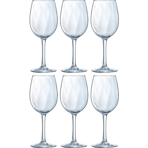 Arcoroc Wijnglazen Dolce Vina - 6x - rode wijn - glas - 360 ml -