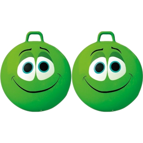 Skippybal Smile Emoticon - 2x - D65 cm - voor kinderen - buiten speelgoed -