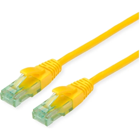 ROLINE RM Patchkabel Cat.6A UTP, geel, 10 m