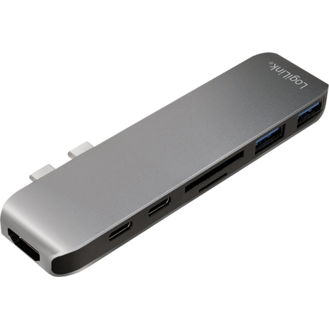 LogiLink UA0302 USB-C dockingstation Geschikt voor merk (dockingstation): Apple