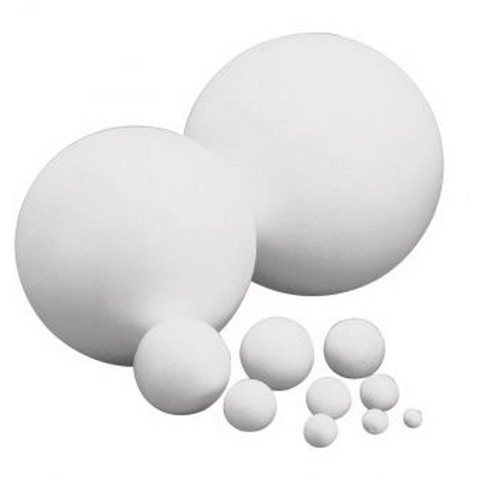 Set van 15x stuks piepschuim ballen van 12 cm -