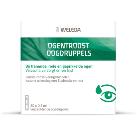 2x WELEDA Ogentroost Oogdruppels Ampullen 20 stuks